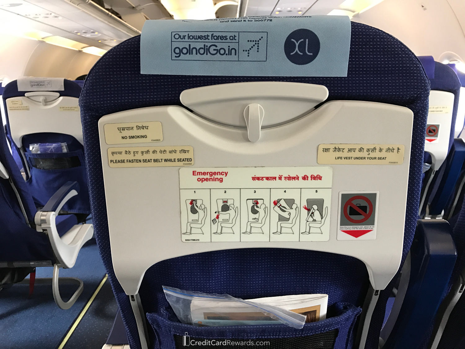 IndiGo A320 Seat Plus XL Review in 14 photos | Credit Card Rewards